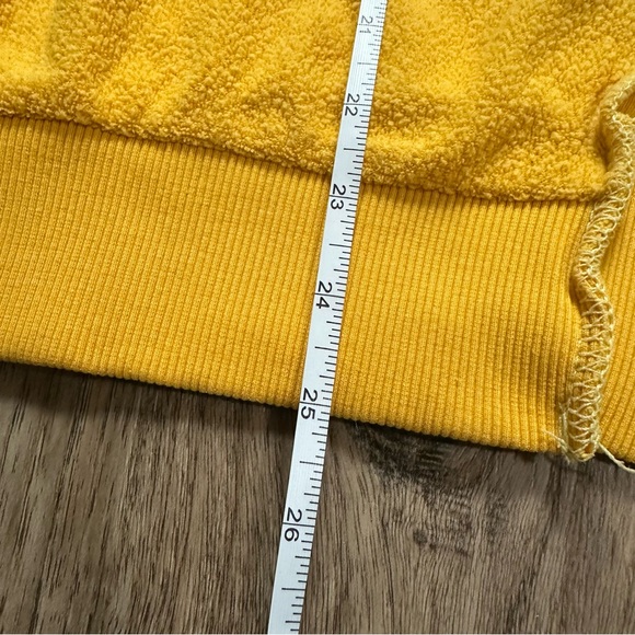 BDG Urban Outfitters Sweatshirt, Asymmetrical, Drapy, Oversized Bright Yellow, S - Picture 10 of 10